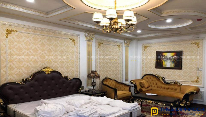 phào chỉ tường ps cổ điển